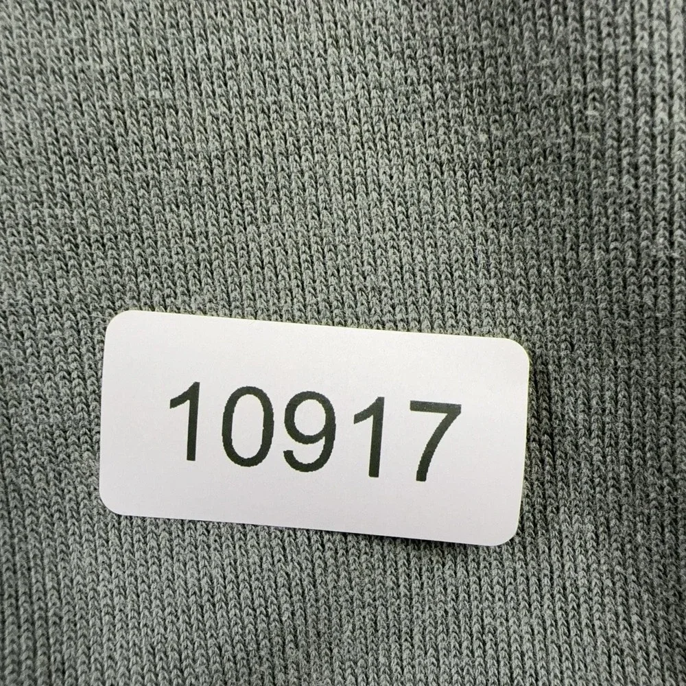 Tommy Bahama Sweater Mens Medium Green 1/4 Zip Mock Neck Cotton Knit Pullover